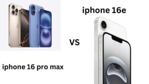 Difference between iPhone 16e vs iPhone 16 Pro Max