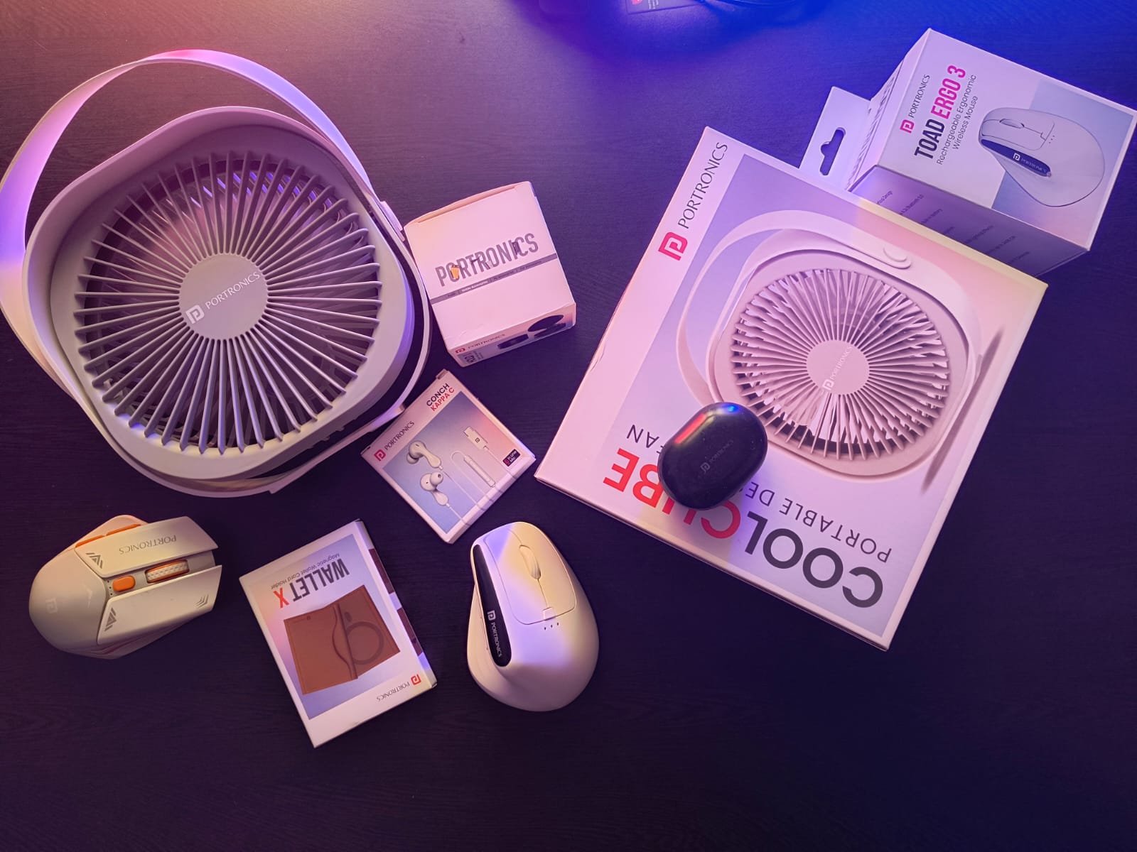 🌬️ Stay Cool Anywhere: Portronics CoolCube Portable Desktop Fan Review